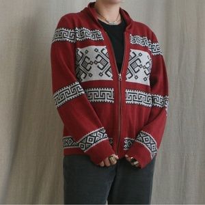 Woolrich Aztec Southwest Seneca Cardigan Zip Sweater